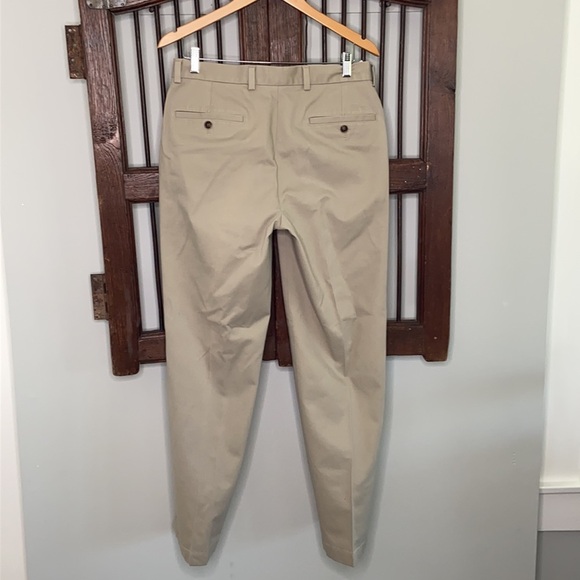 BROOKS BROTHERS ADV. TAN CLARK COTTON CHINO 32/31 - Picture 2 of 5